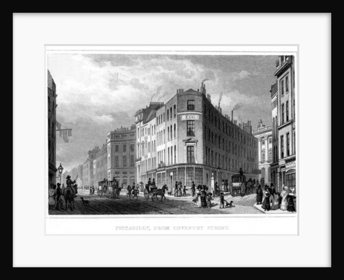 Piccadilly, from Coventry Street, Westminster, London by Anonymous