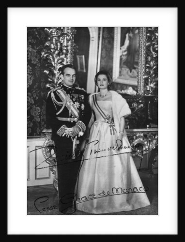 Prince Rainier III and Princess Grace of Monaco by Anonymous