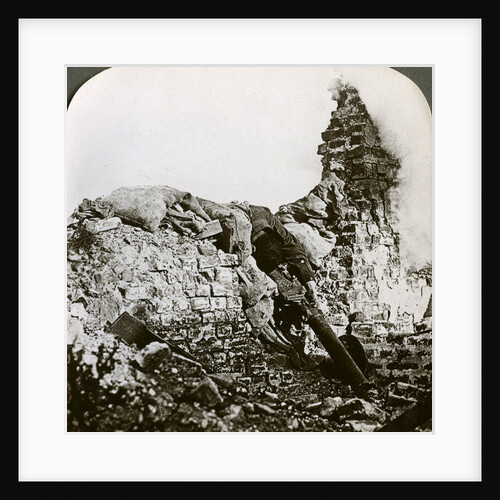 Knocked out German machine gun position, Monchy, Battle of Arras, World War I by Realistic Travels Publishers