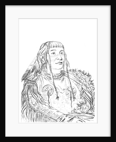 Portrait of a Native American man by Myers and Co