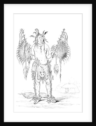 Portrait of a Native American man by Myers and Co