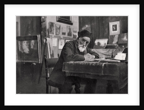 Henri-Joseph Harpignies, French artist by Anonymous