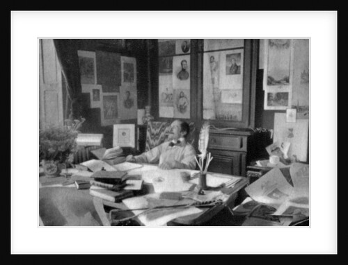 Edmond Rostand, French poet and dramatist by Anonymous