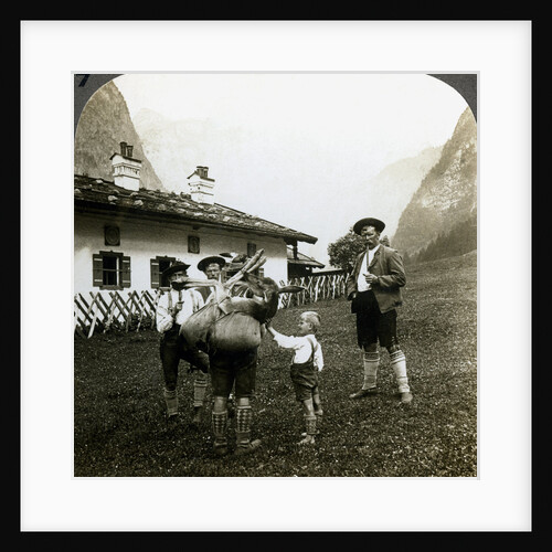 Bavarian Mountaineers, Germany by Underwood & Underwood