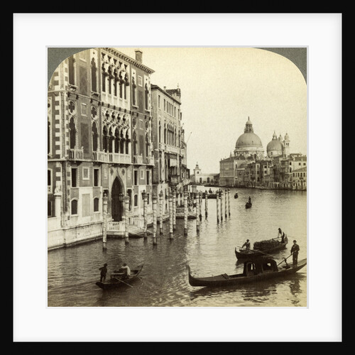 The Grand Canal, Venice, Italy by Underwood & Underwood
