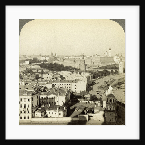 Kremlin Wall, Moscow, Russia by Underwood & Underwood