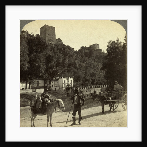 The Alhambra, Granada, Andalusia, Spain by Underwood & Underwood