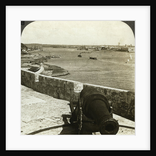 Cannon, Morro Castle, Havana, Cuba by Underwood & Underwood