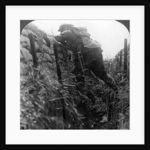 Canadian infantry in the trenches, World War I by Realistic Travels Publishers