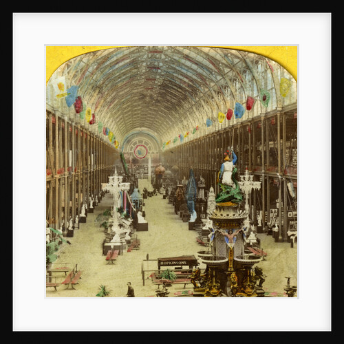 Interior view of the International Exhibition, London by Anonymous