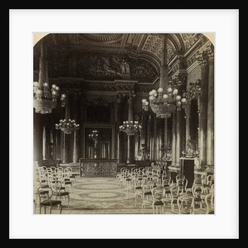 Ballroom, Buckingham Palace, London by Underwood & Underwood