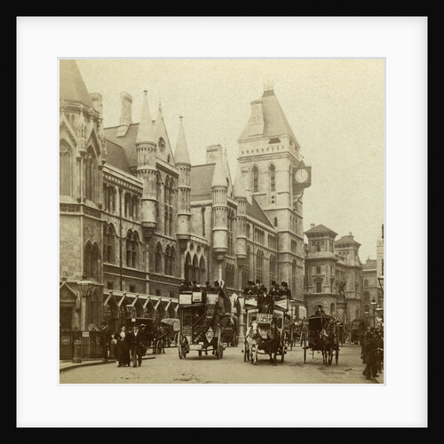 Law Courts, Strand, London by London Stereoscopic & Photographic Co
