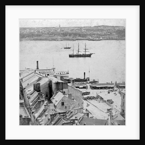 View from Dufferin Terrace, Quebec, Canada by Kilburn Brothers
