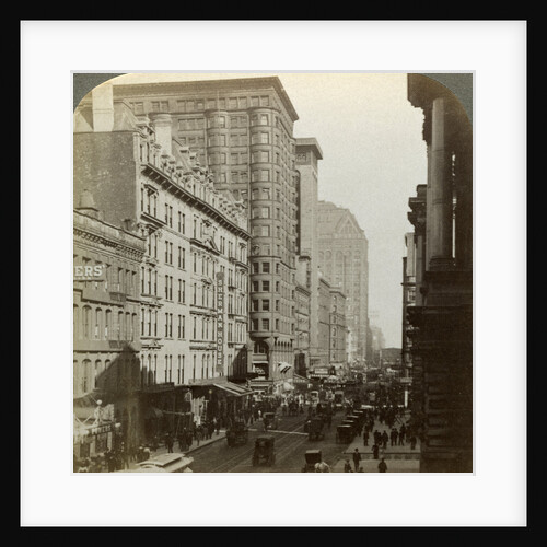 Skyscrapers, Randolph Street, Chicago, Illinois, USA by Underwood & Underwood