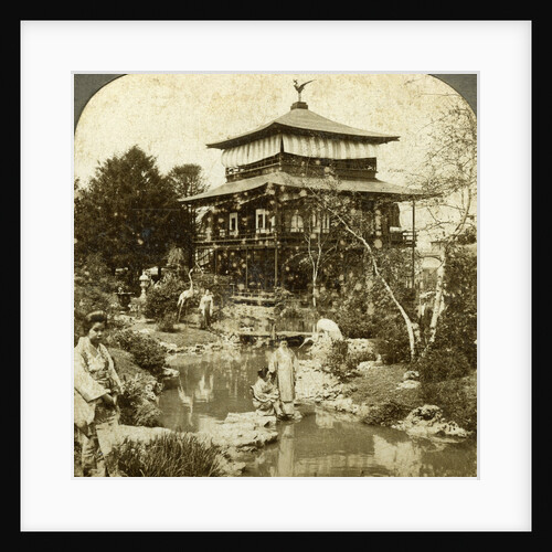 Japanese garden at the World's Fair, St Louis, Missouri, USA by Underwood & Underwood