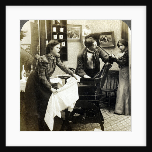 Getting His Hair Banged by American Stereoscopic Company