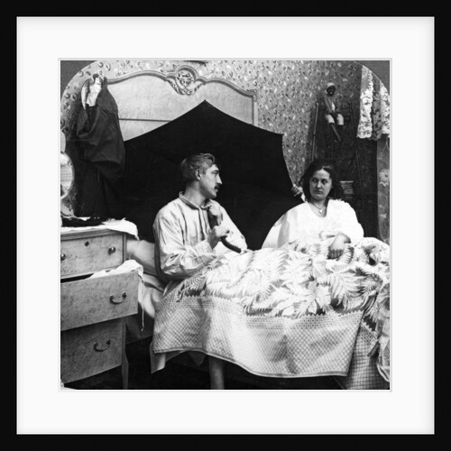 Mr Jones Home from Club. Fears for the Storm by American Stereoscopic Company