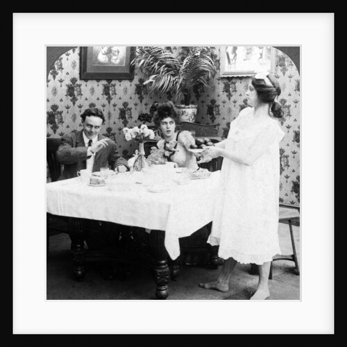 How Biddy Served the Tomatoes Undressed by American Stereoscopic Company