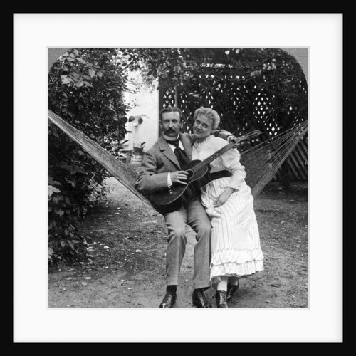 The Musical Pair in the Hammock by American Stereoscopic Company