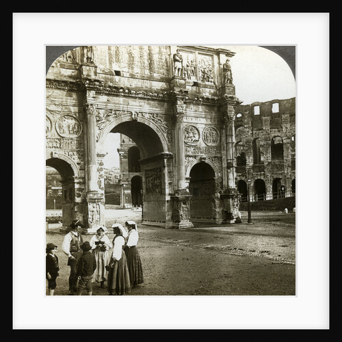Arch of Constantine, Rome, Italy by Underwood & Underwood
