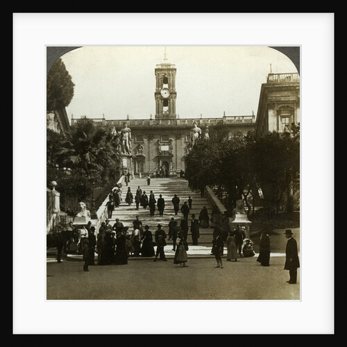 Senatorial Palace, Piazza del Campidoglio, Capitoline Hill, Rome, Italy by Underwood & Underwood