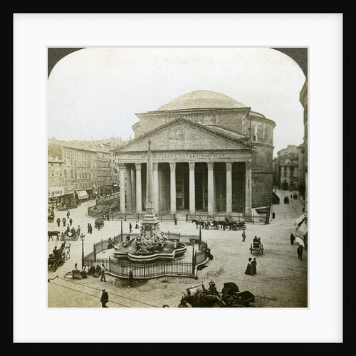 The Pantheon and the Piazza della Rotunda, Rome, Italy by Underwood & Underwood