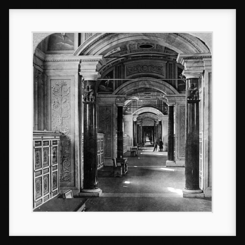 Interior of the Vatican Library, Rome, Italy by Underwood & Underwood