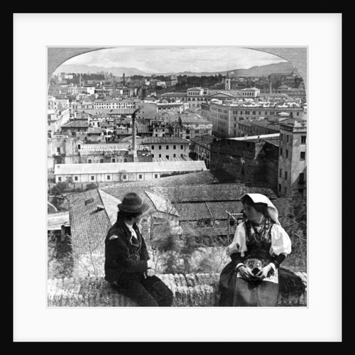 Aventine Hill and the Alban Hills, Rome, Italy by Underwood & Underwood