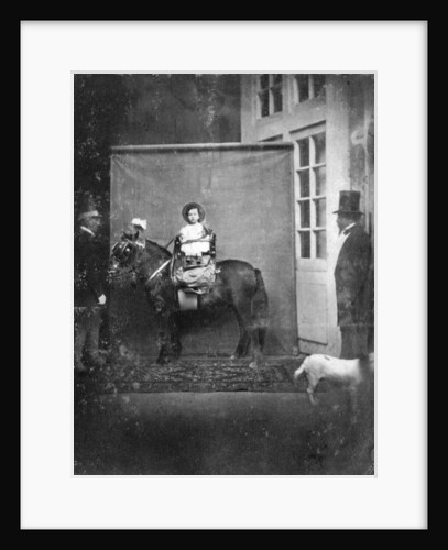 Louis Napoleon, Prince Imperial, on a pony by Anonymous