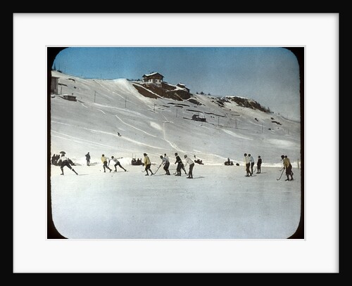 Ice hockey, St Moritz, Switzerland by Anonymous