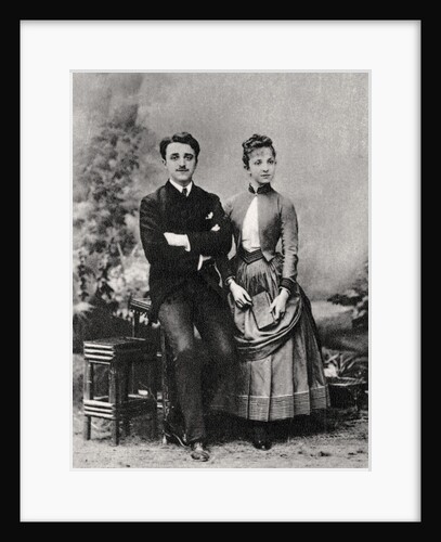Georges and Jeanne Hugo, grandchildren of French novelist Victor Hugo by Anonymous