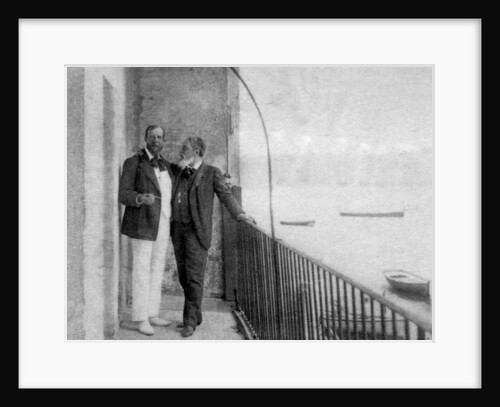 Paul Deroulede, French author and politician and Jean Mounet-Sully, French actor by Anonymous