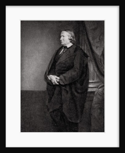 Alfred de Vigny, French poet, playwright and novelist by Anonymous