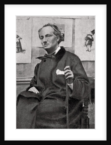 Charles Baudelaire, French poet and art critic by Anonymous