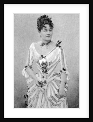 Marie Grisier Montbazon, French mezzo-soprano and actress by Anonymous