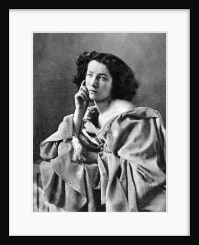 Sarah Bernhardt, French actress by Anonymous