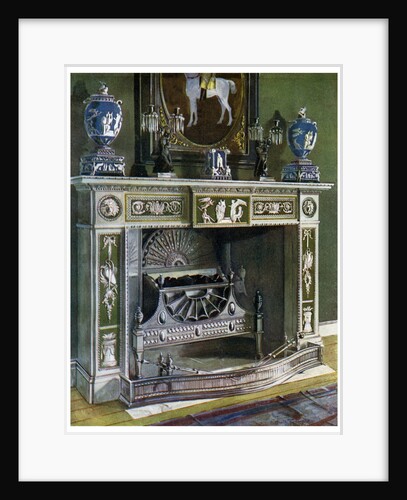 Wedgwood Flaxman chimneypiece, Fontainebleau, France by Edwin Foley