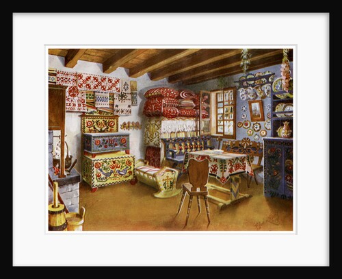 Austro-Hungarian peasant furniture by Edwin Foley