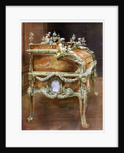 Desk of Louis XV, the Louvre, Paris by Edwin Foley