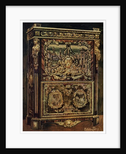 Upright secretaire by Edwin Foley