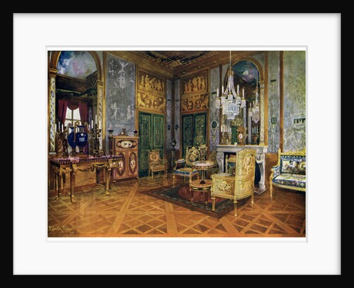 Salon de Musique of Marie Antoinette, Chambre a Coucher, Palais de Fontainebleau, France by Edwin Foley