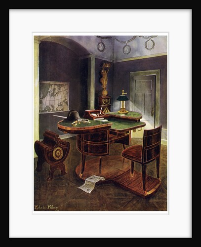 Campaign desk of Napoleon I, Chateau de la Malmaison, France by Edwin Foley