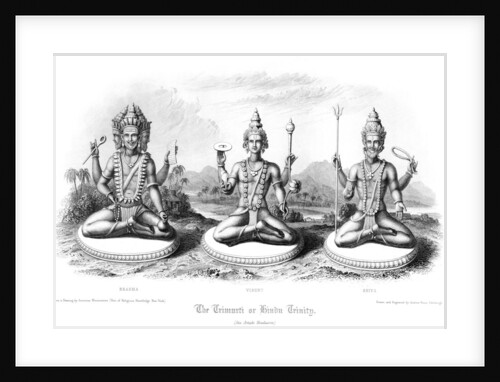 The Trimurti or Hindu Trinity by Andrew Thomas
