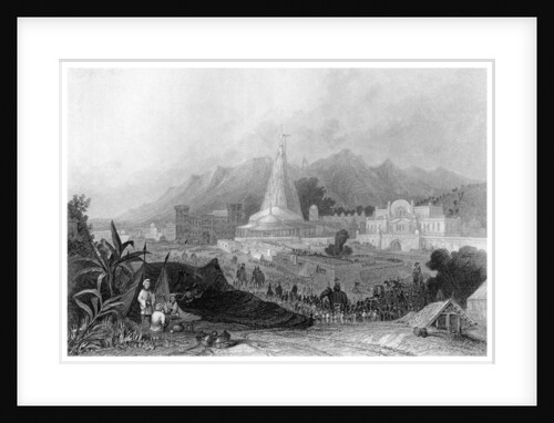 The Great Temple, Hurdmar by Finden