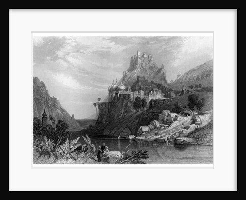 Ruins at Ettaia, Said to Have Been Caused by the Combat Between Krishna and Kali by Finden