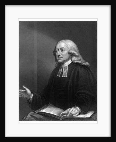 John Wesley, 18th century English non-conformist preacher by W Holl
