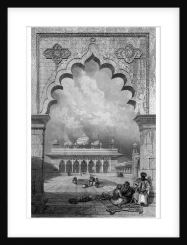 The Moti Musjid or Pearl Mosque, Agra, Hindustan by James Gardner