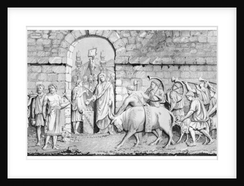 The Great Sacrifice of the Romans on Undertaking a War by James Gardner