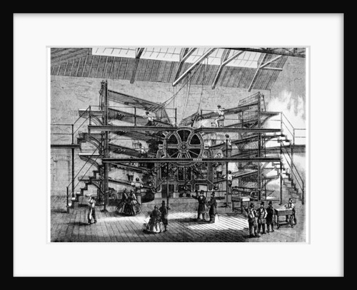 Newspaper printing on a ten feed semi rotary machine by Anonymous