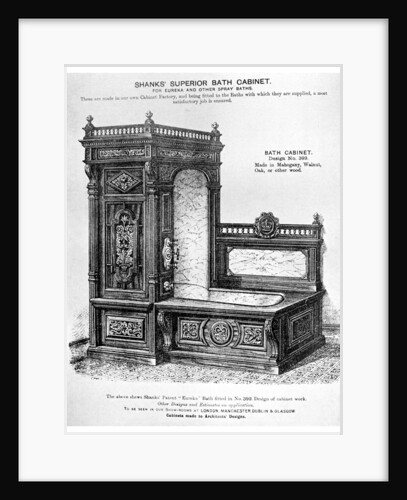Shanks' Superior Bath Cabinet by Anonymous
